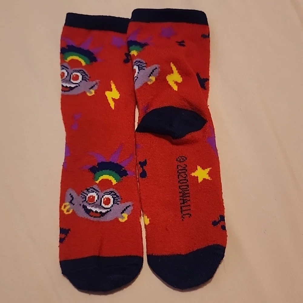 Trolls Queen Barb socks sz M(10-3)